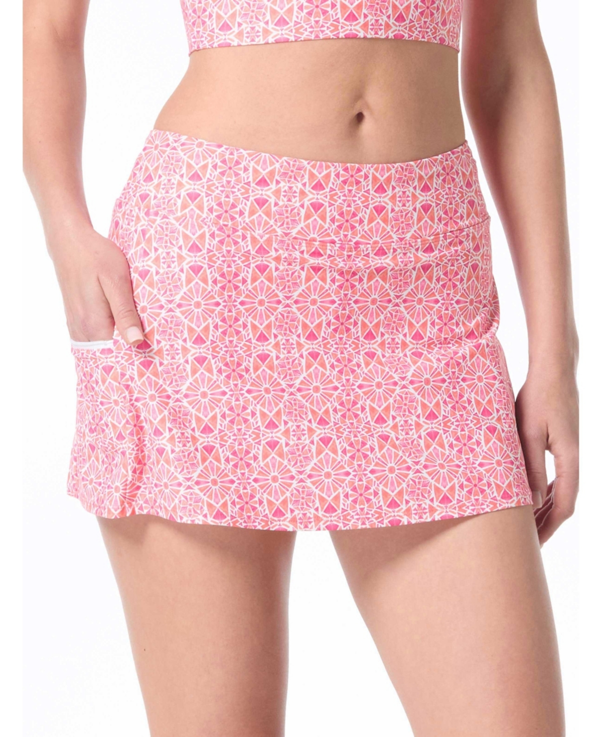 Women's Swim Sport Emma Pull On Swim Skort - 970-multi