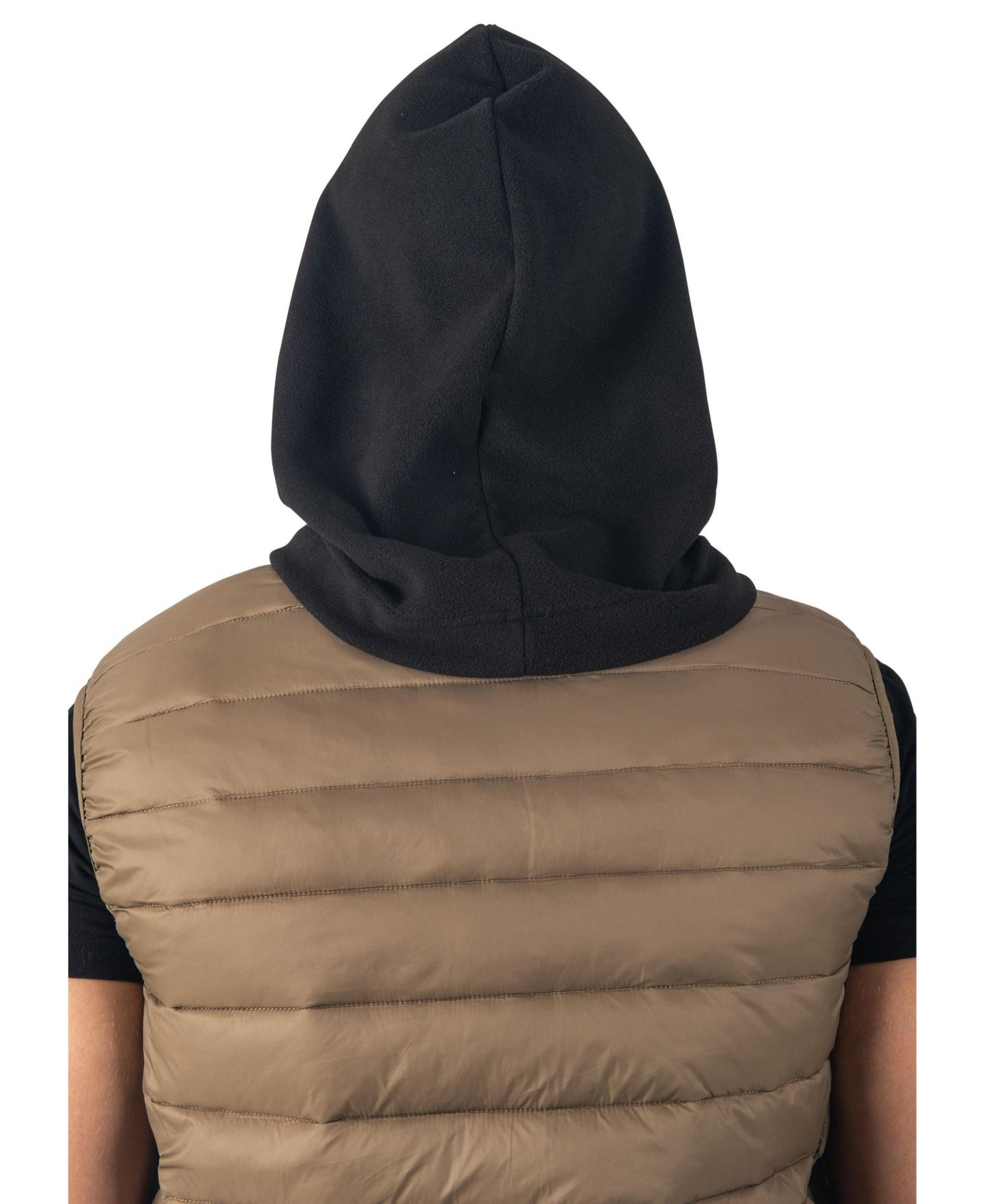 Мужская балаклава Alpine Swiss Fleece Winter Ski Mask Balaclava Warm Face Head Cover Helmet Hood, цвет: Чёрный — фото 6