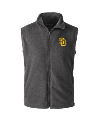 Dunbrooke - Men's Gray San Diego Padres Houston Full-Zip Vest