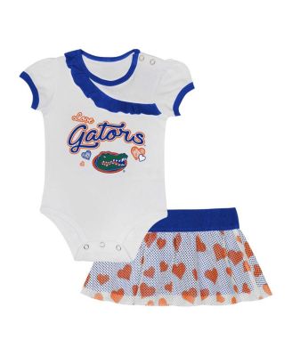 Outerstuff - Baby Boys and Girls 2-Piece Florida Gators Love My Team Bodysuit Skirt Set