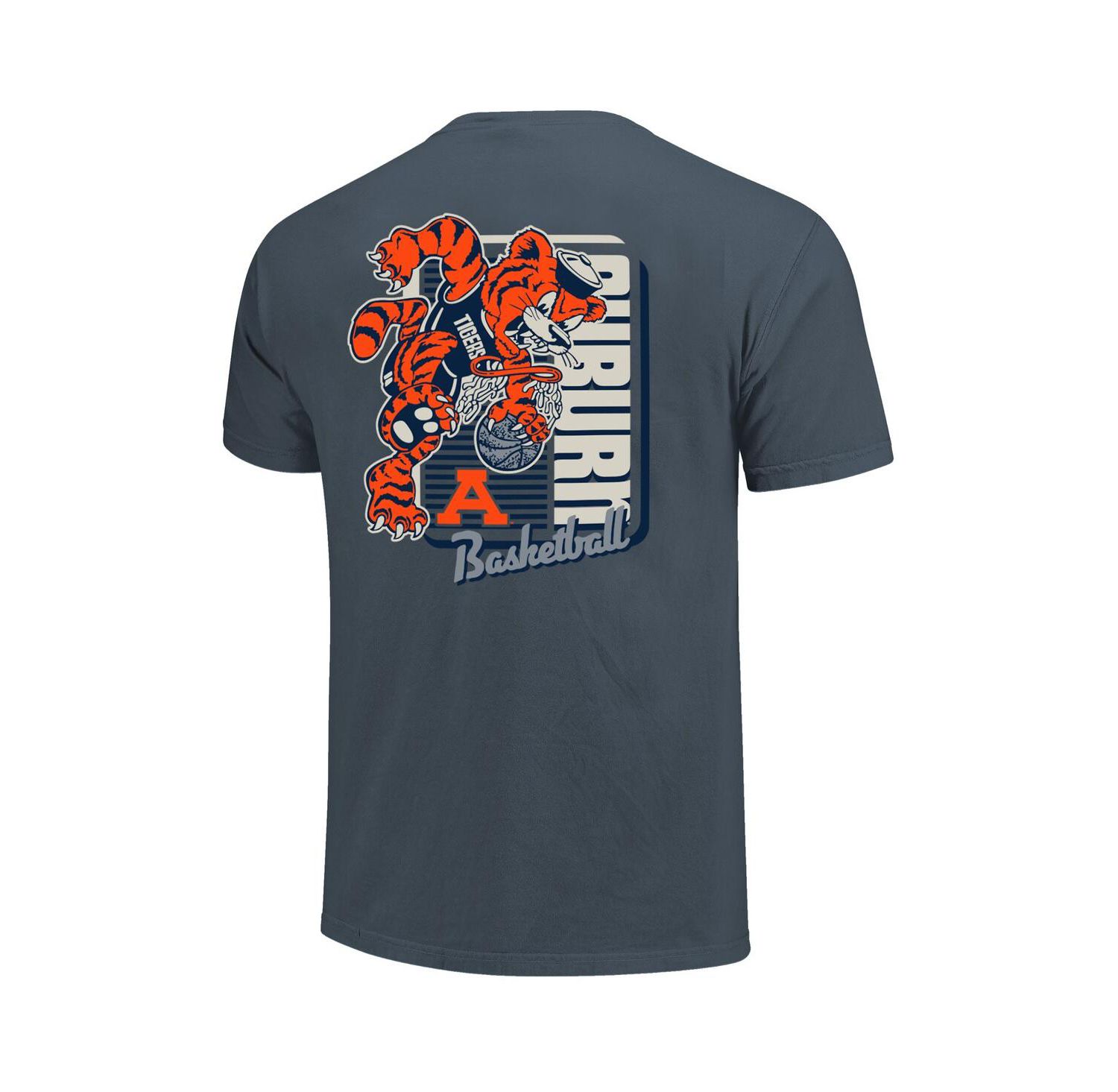 Men's Navy Auburn Tigers Comfort Colors Mascot Dunk T-Shirt
