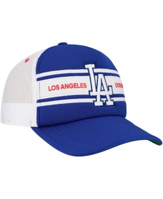 Men's Royal Los Angeles Dodgers Sideline Trucker Adjustable Hat