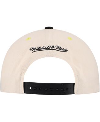 Men's Cream Pittsburgh Pirates Overspray Pro Pinch Snapback Hat