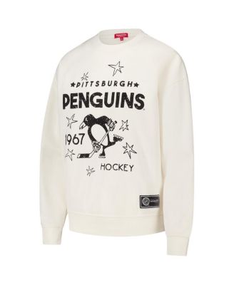 Women's Cream Pittsburgh Penguins Logo 3.0 Pullover Sweatshirt
