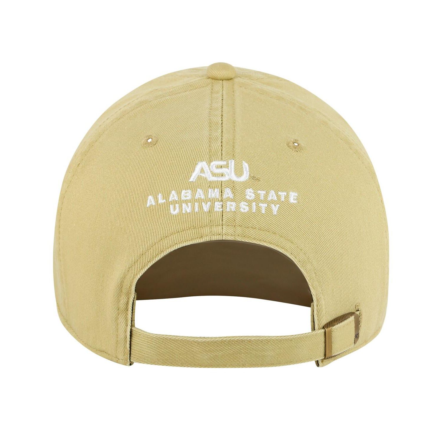 Men's Gold Alabama State Hornets Side Back Clean Up Adjustable Hat