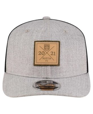 Men's Heather Gray Austin FC Heather Patch 9SEVENTY Adjustable Hat