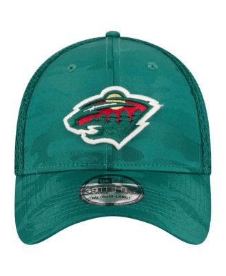 Men's Green Minnesota Wild Active Subtle Camo 39THIRTY Flex Hat
