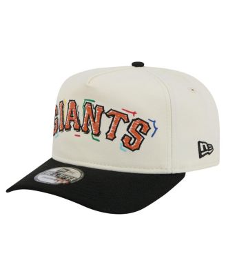 New Era - Men's White San Francisco Giants Team Scribble Golfer Adjustable Hat