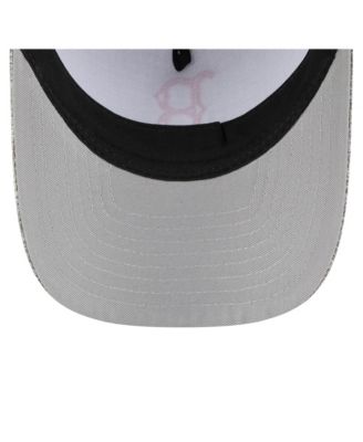 Men's Gray Boston Red Sox Cotton Weave M-Crown A-Frame 9FORTY Adjustable Hat