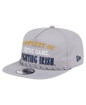 Men's Gray Notre Dame Fighting Irish Golfer Vintage Adjustable Hat