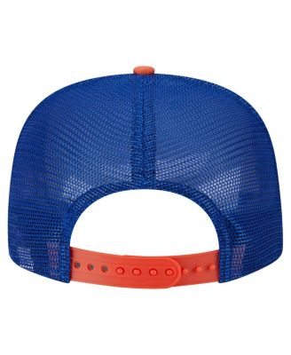 Men's White/Orange New York Mets Retro Script Trucker 9FIFTY Snapback Hat