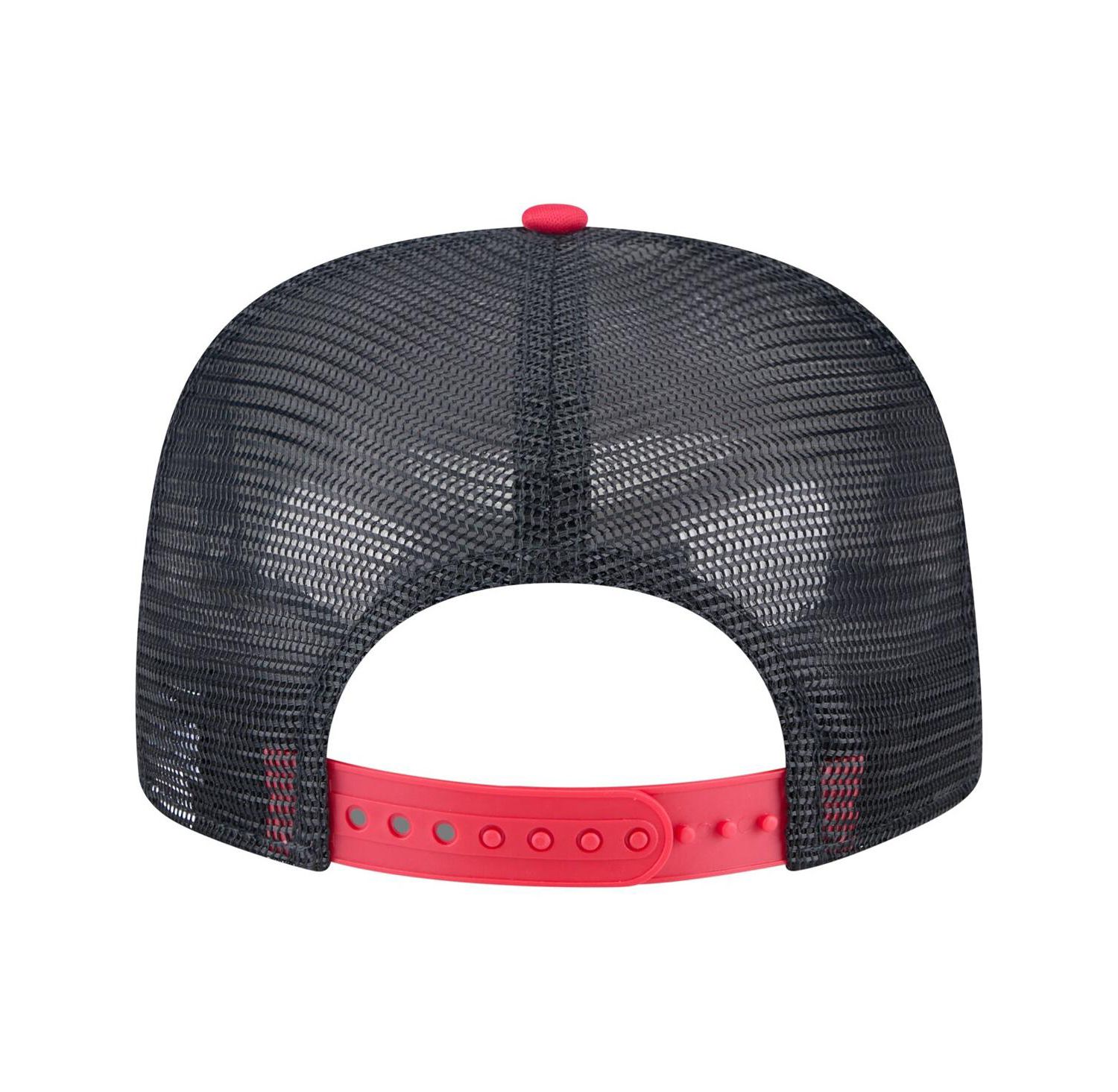 Men's White/Red California Angels Retro Script Trucker 9FIFTY Snapback Hat