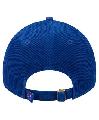 Women's Royal Chicago Cubs Corduroy 9TWENTY Adjustable Hat