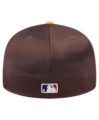 Men's Brown/Gold San Diego Padres Satin 59FIFTY Fitted Hat