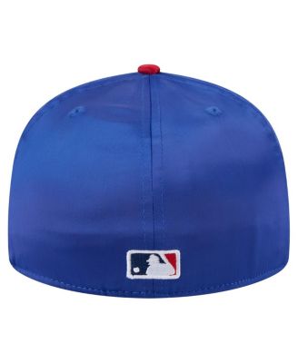 Men's Royal/Red Chicago Cubs Satin 59FIFTY Fitted Hat