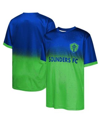 Outerstuff - Big Boys and Girls Blue Seattle Sounders FC Stalwart Defender T-Shirt
