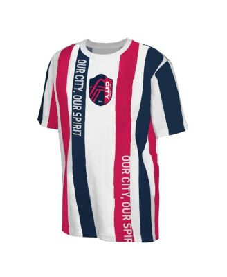 Big Boys and Girls White St. Louis City SC High Stepping T-Shirt