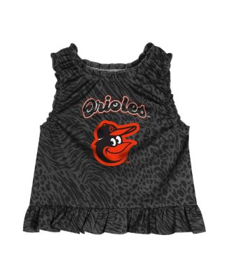 Baby Boys and Girls 2-Piece Black Baltimore Orioles Playground Dress and Bloomers Set