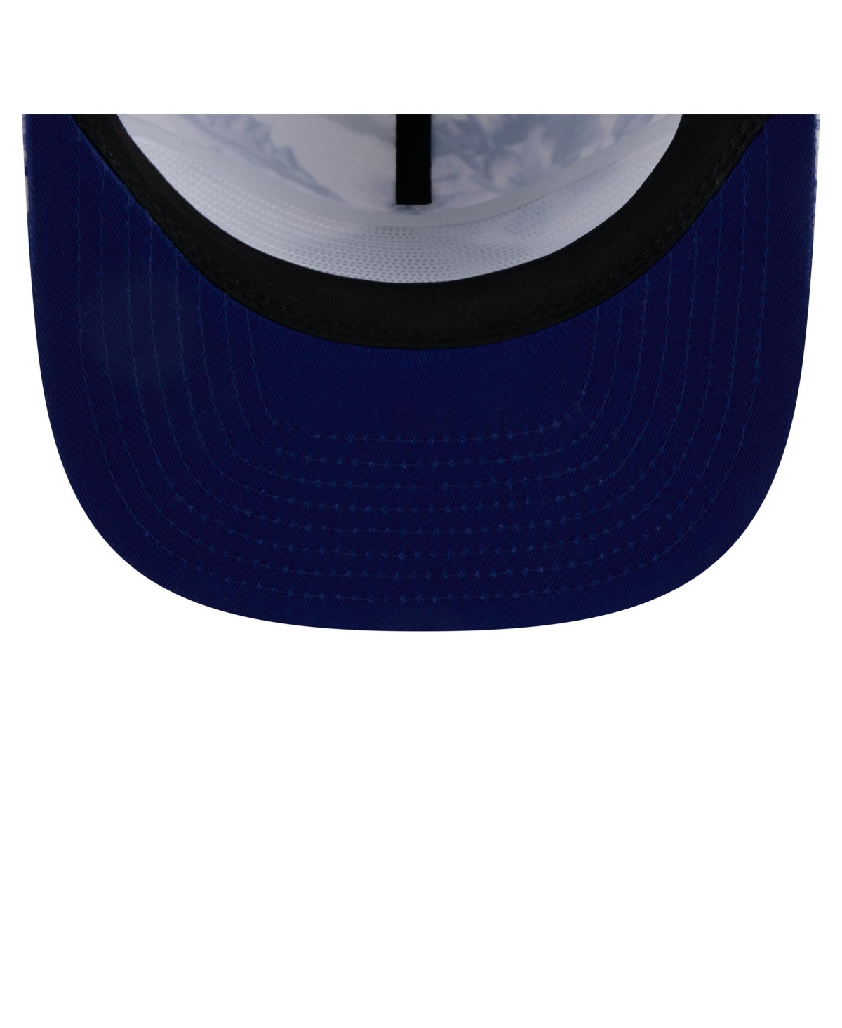 New Era Men's White Los Angeles Dodgers Printed Island Golfer Snapback Hat