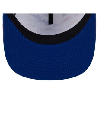 Men's White Chicago Cubs Printed Island Golfer Snapback Hat