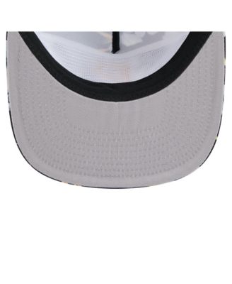 Men's Black Pittsburgh Pirates Adventure Pattern Golfer Trucker Snapback Hat