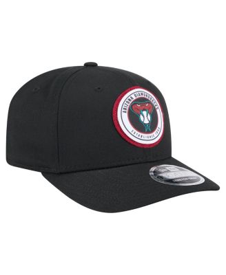 Men's Black Arizona Diamondbacks Circle Patch 9SEVENTY Stretch-Snap Hat