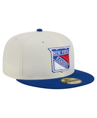 Men's White New York Rangers Chrome Two-Toned 59FIFTY Fitted Hat