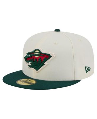 New Era - Men's White Minnesota Wild Chrome Two-Toned 59FIFTY Fitted Hat