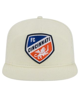 Men's Cream FC Cincinnati 2025 Kickoff Snapback Golfer Hat