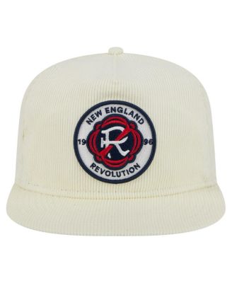 Men's Cream New England Revolution 2025 Kickoff Snapback Golfer Hat