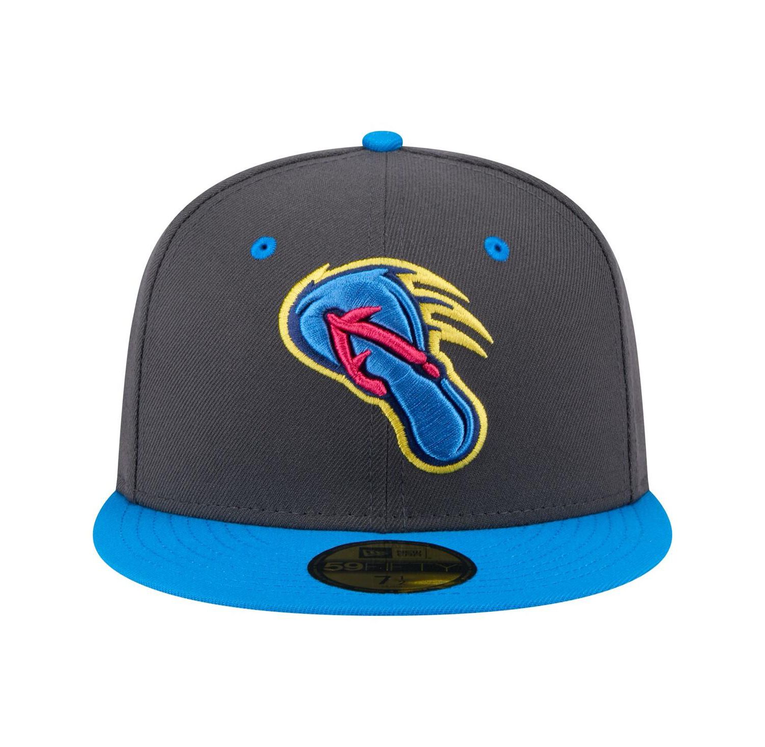 Men's Gray/Blue San Antonio Missions Copa de la Diversion 59FIFTY Fitted Hat