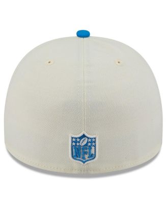 Men's Cream/Blue Detroit Lions 2025 NFL Draft A-Frame 59FIFTY Fitted Hat