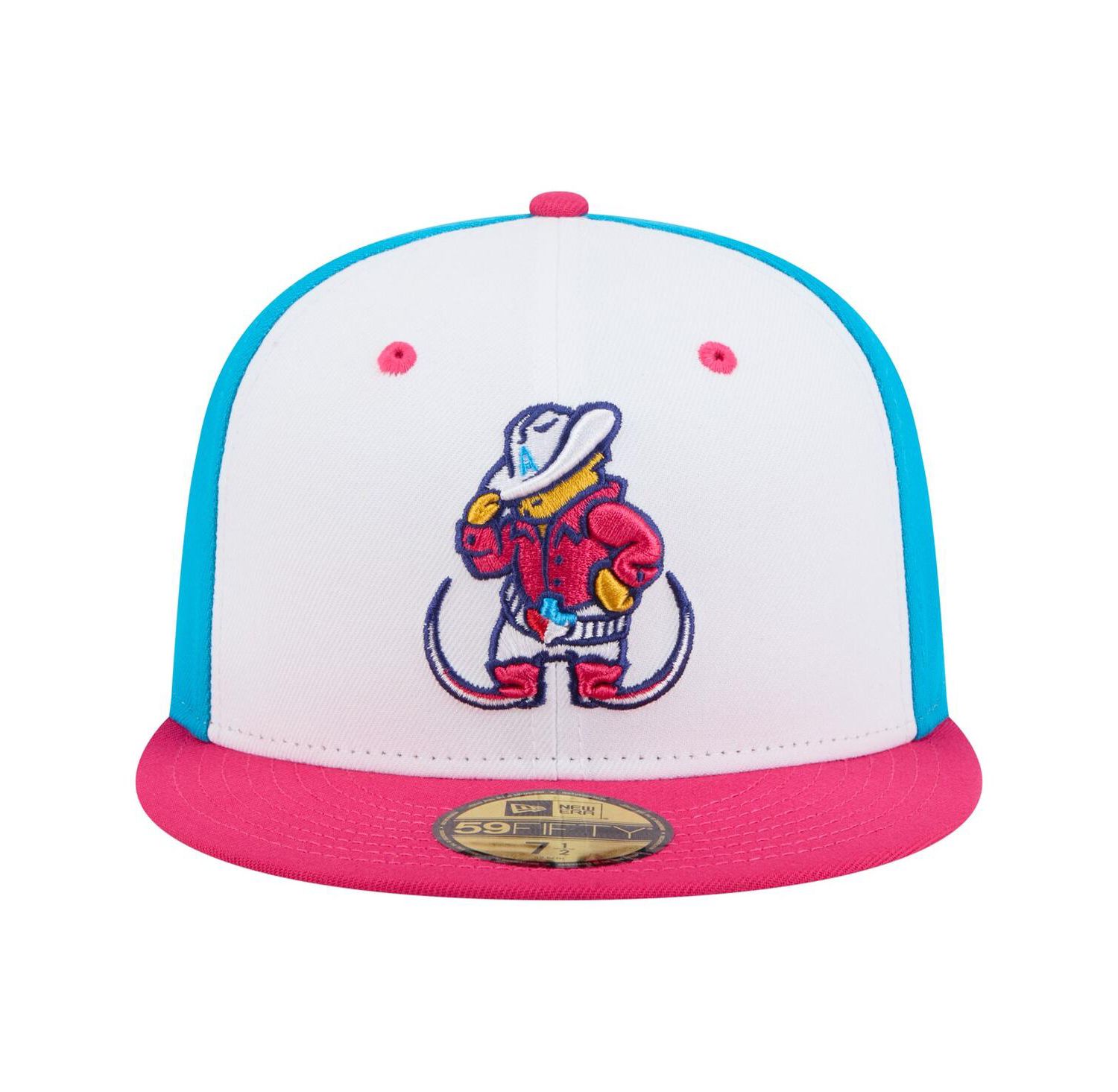 Men's White Amarillo Sod Poodles Copa de la Diversion 59FIFTY Fitted Hat
