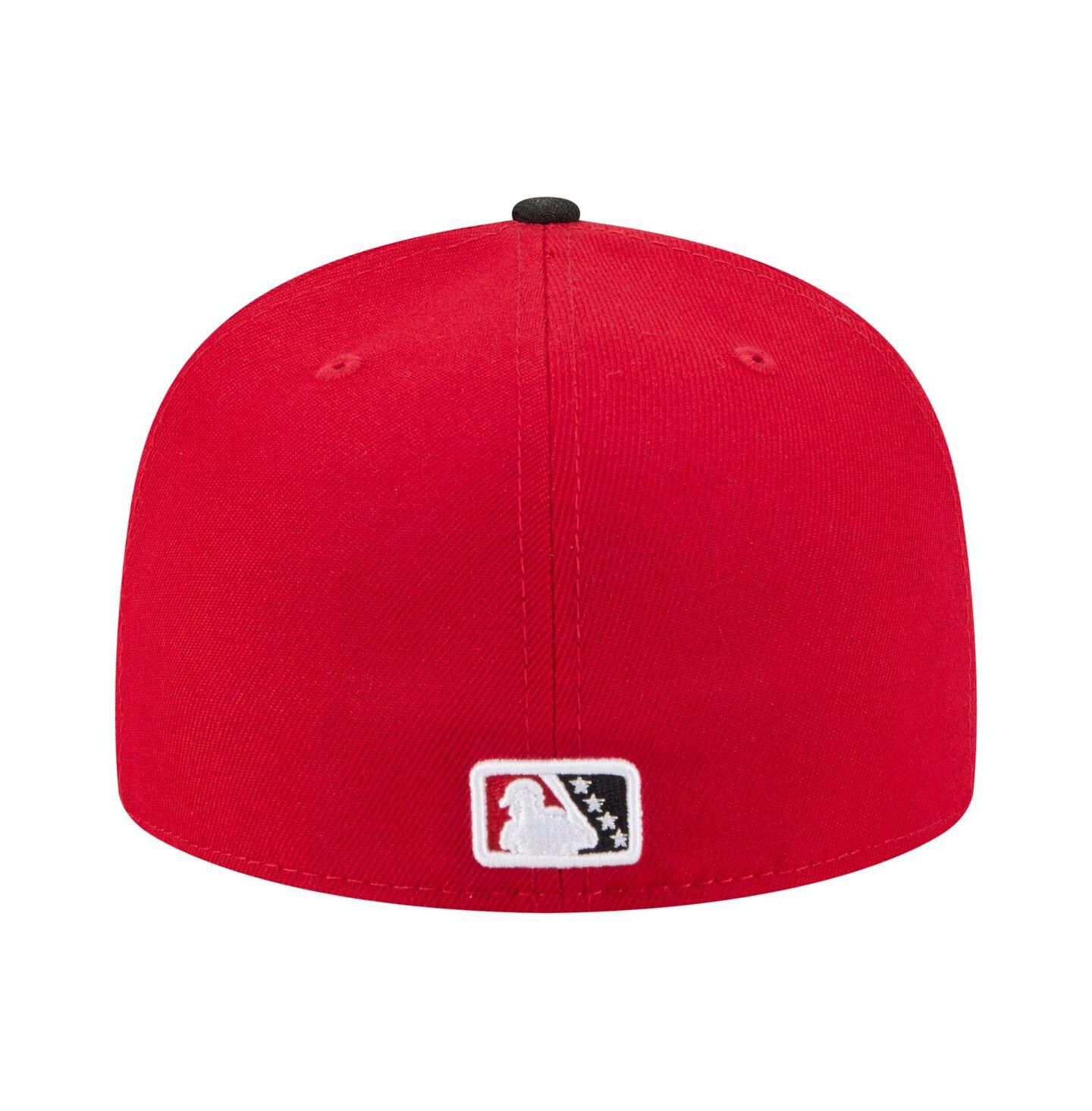 Мужская кепка New Era Red/Black Birmingham Barons Authentic Collection 59FIFTY Fitted Hat — фото 4