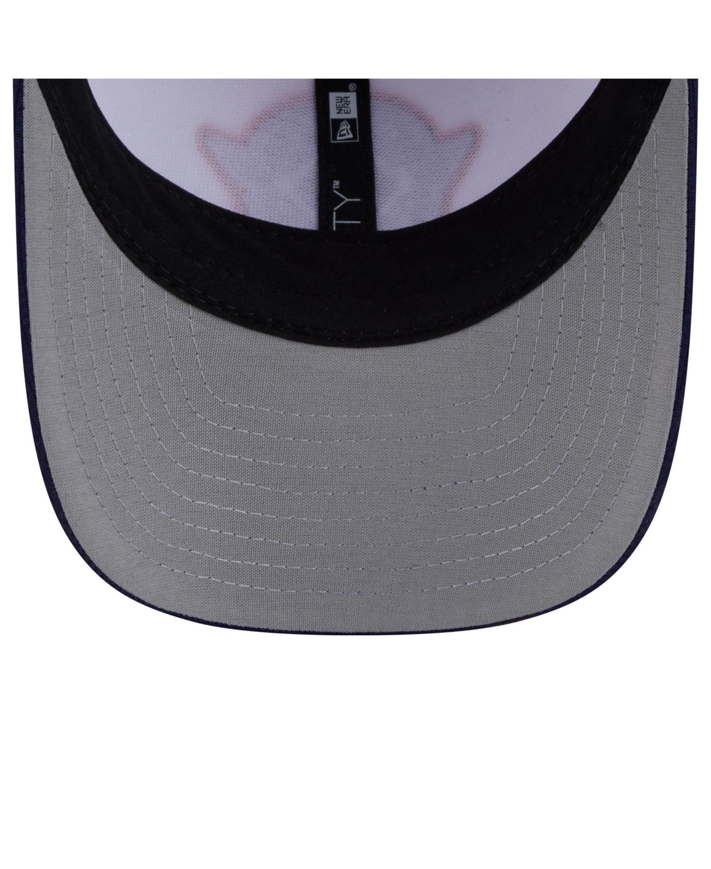 Мужская кепка New Era White/Navy Houston Astros 2025 City Connect Batting Practice 9FORTY Adjustable Hat — фото 5