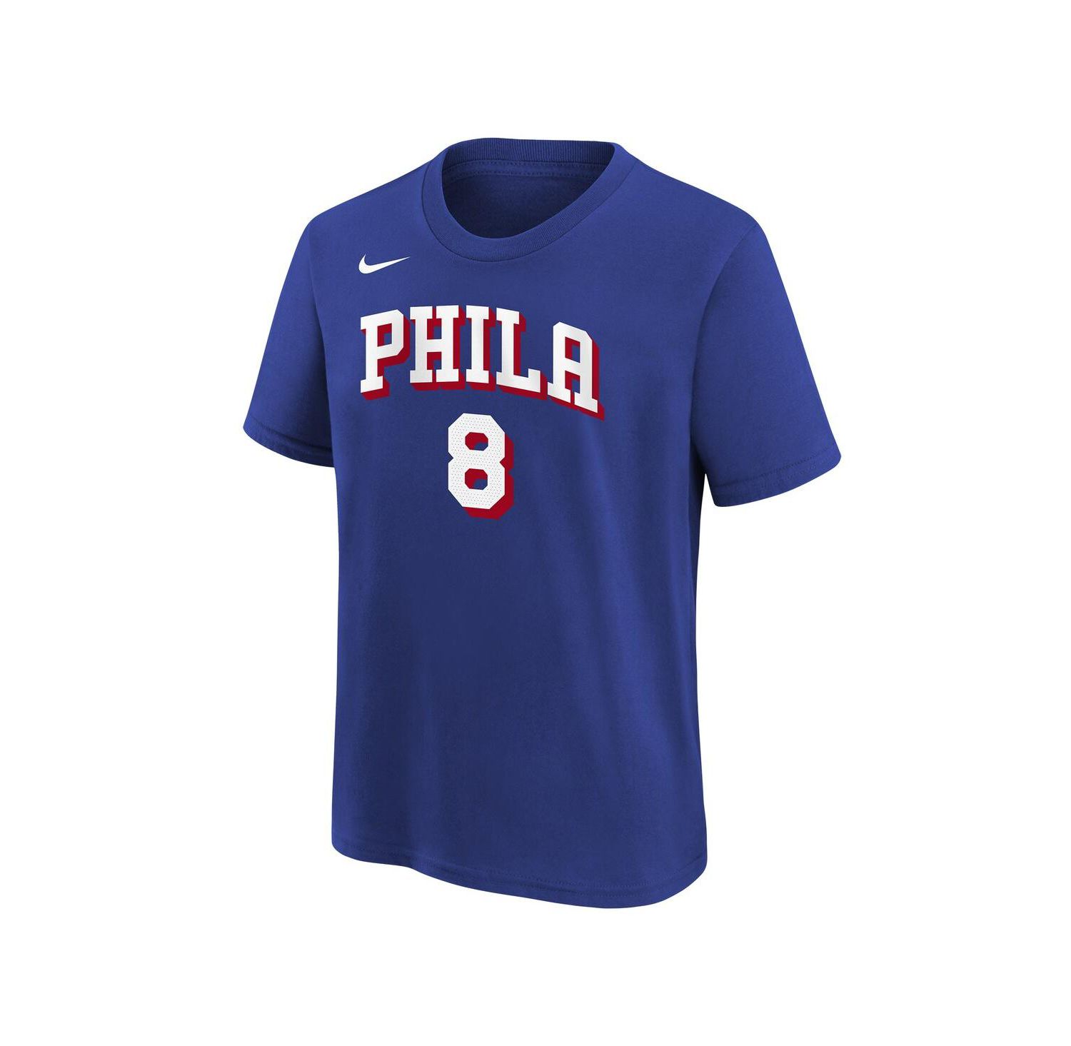 Big Boys and Girls Paul George Royal Philadelphia 76ers Icon Name & Number T-Shirt