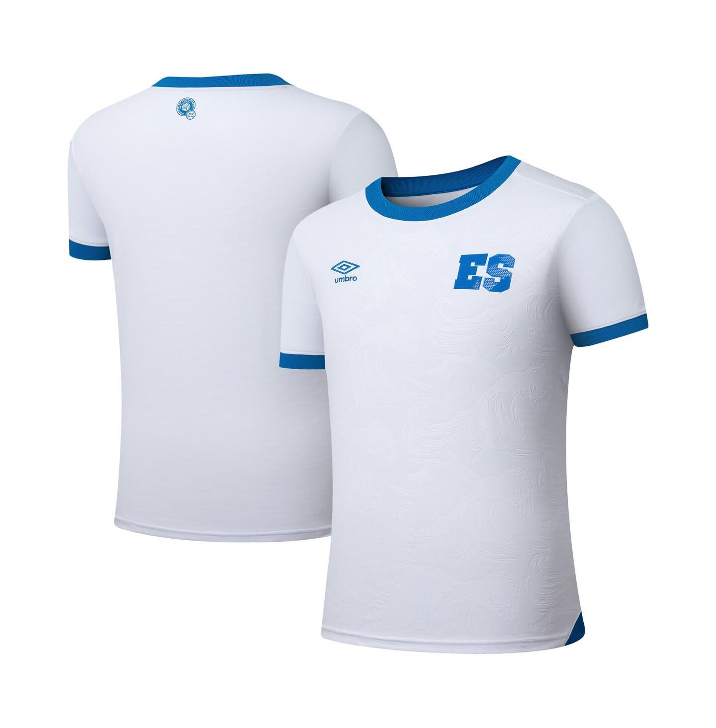 Мужской топ Umbro White El Salvador National Team 2025 Away Replica Jersey — фото 1