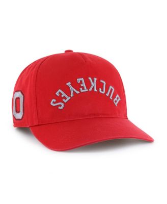 '47 Brand - Men's Scarlet Ohio State Buckeyes Flip Script Hitch Adjustable Hat