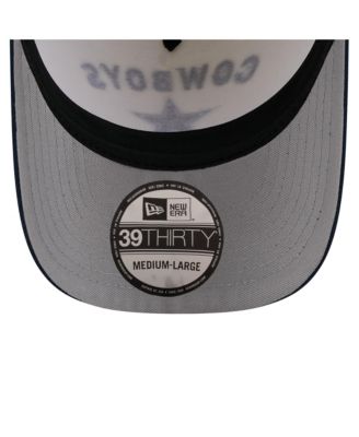 Men's Cream/Navy Dallas Cowboys 2025 NFL Draft 39THIRTY Flex Hat