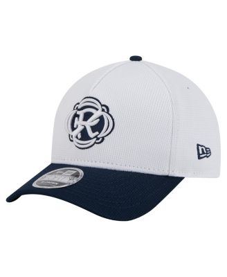 Men's White/Navy New England Revolution 2025 Jersey Hook 9FORTY M-Crown Adjustable Hat