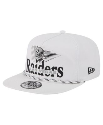 New Era - Men's White Las Vegas Raiders Collide Golfer Snapback Hat