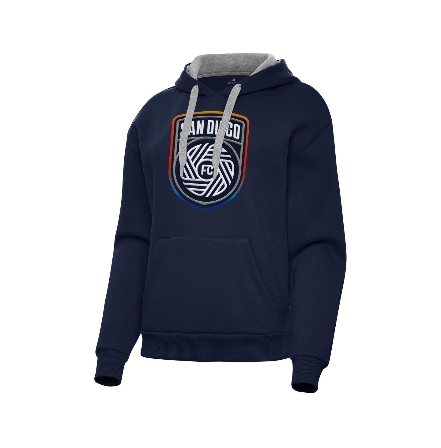 Женское худи Antigua Navy San Diego FC Victory Pullover — фото 1