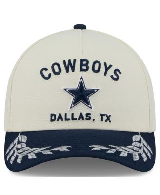 Men's Cream/Navy Dallas Cowboys 2025 NFL Draft 9FORTY A-Frame M-Crown Adjustable Hat