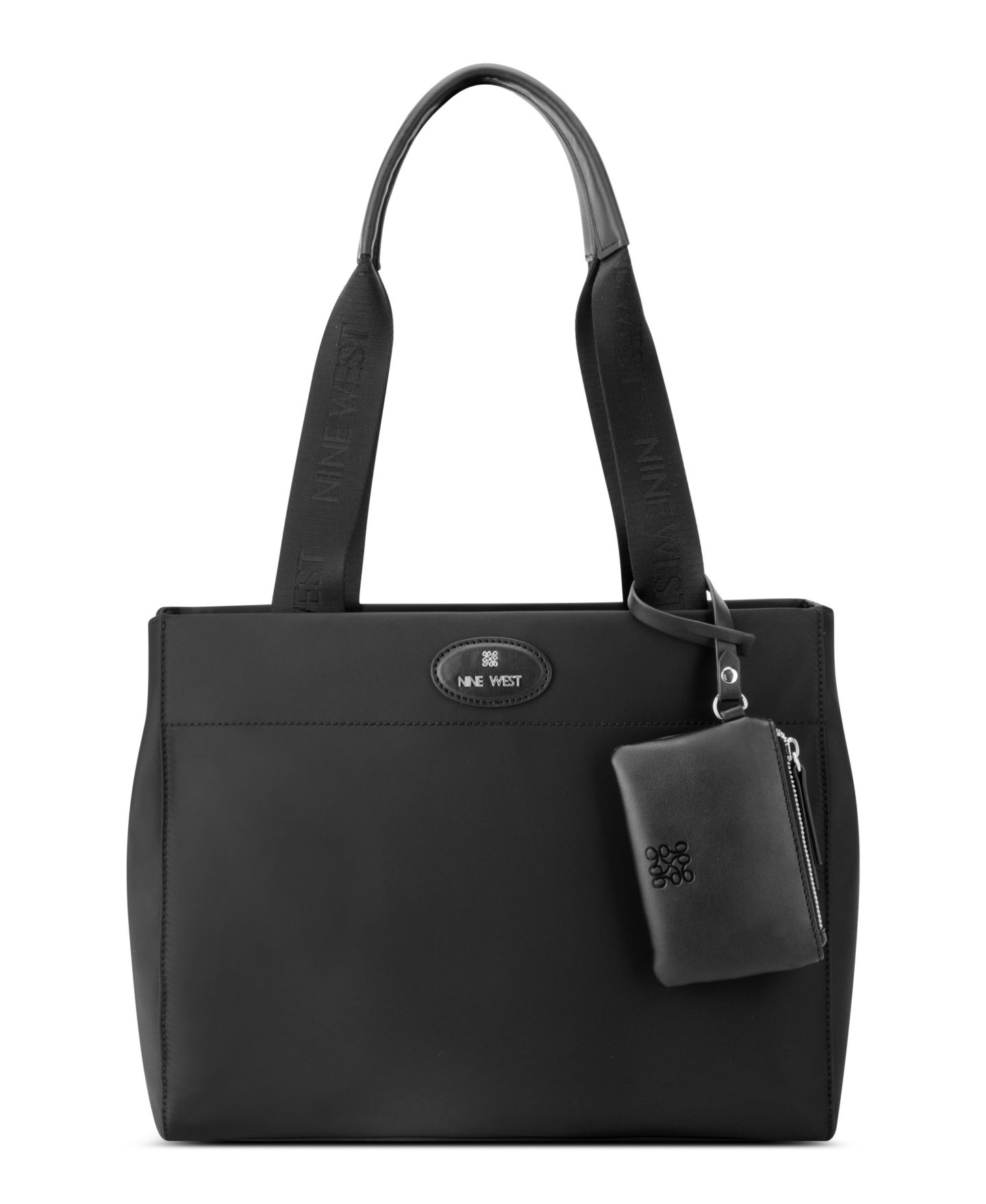 Женская сумка Nine West Pyper Large Laptop, цвет: Чёрный — фото 1