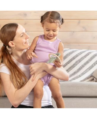 Toddler Easter Plush and Teether Playset - Squeaky Bunny, Chicken, Easter Egg, Plush Toys and Silicone Teethers - Perfect Gift for Newborns