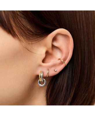 Huggie Earrings - Asher Drop