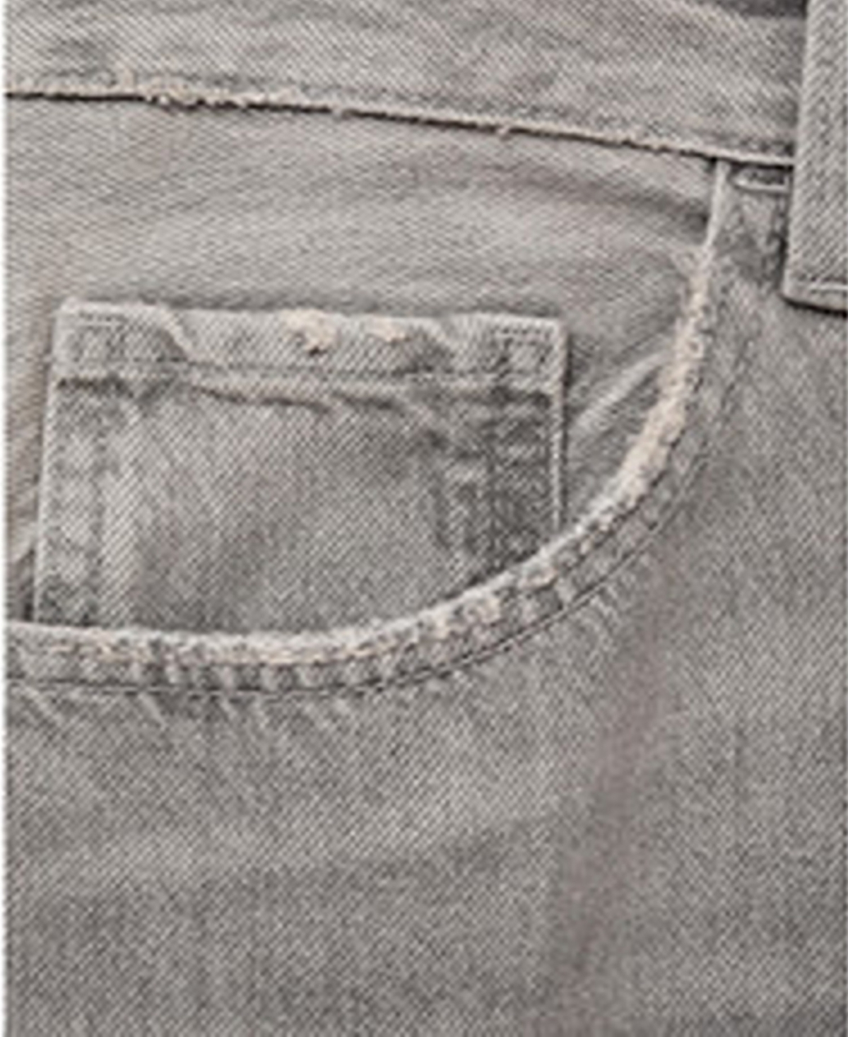 Mango High Waist Straight Leg Jeans In Gray
