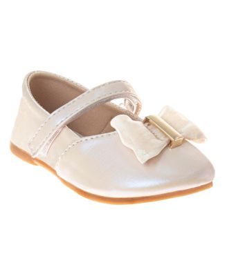 Little and Big Girls Hook and Loop Dress Shoe