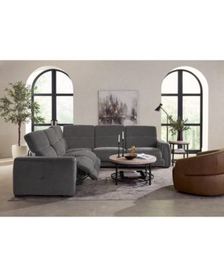Brownell 2-Pc.Sofa Sectional with 2 Power Motion Chairs, Exclusively at Macy's