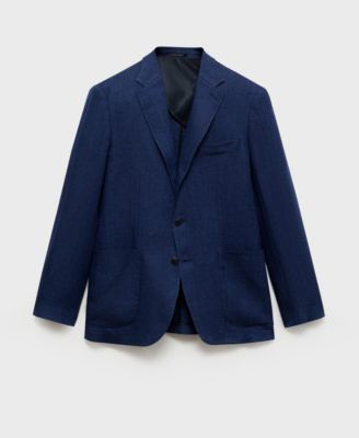 Men's Salerno Linen Slim-Fit Suit Blazer